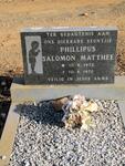 MATTHEE Phillipus Salomon 1972-1972