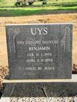UYS Benjamin 1976-1976