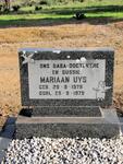 UYS Mariaan 1978-1979