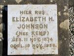 JOHNSON Elizabeth H. nee KEMP 1874-1956