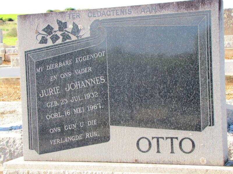 OTTO Jurie Johannes 1932-1967