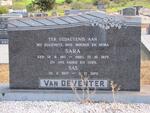 DEVENTER Sas, van 1907-1975 & Sara 1911-1973