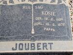 JOUBERT Kosie 1924-1972