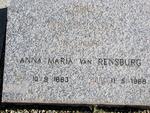 RENSBURG Anna Maria, van 1883-1968