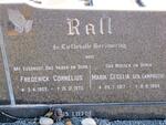 RALL Frederick Cornelius 1909-1975 & Maria Cecilia LAMPRECHT 1917-1984