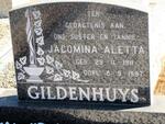 GILDENHUYS Jacomina Aletta 1911-1987