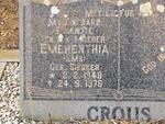 CROUS Emerenthia nee SIECKER 1948-1976