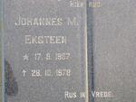 EKSTEEN Johannes M. 1907-1978