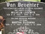 DEVENTER Wilhelm Lodewyk, van 1909-1979 & Martha Susanna 1921-2008