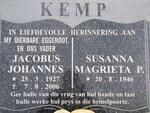 KEMP Jacobus Johannes 1927-2006 & Susanna Magrieta P. 1946-
