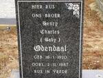 ODENDAAL Henry Charles 1920-1987