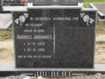 JOUBERT Andries Johannes 1922-1995