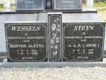WESSELS Hester Aletta 1911-1999 :: STEYN A.A.P. 1919-2010