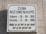NIEUWENHUYS Zuna 1931-1996