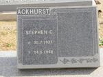 ACKHURST Stephen C. 1927-1998 