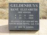 GELDENHUYS Rene Elizabeth nee VENTER 1955-2005