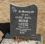 BUSH Ulric B.D.X. 1972-2000