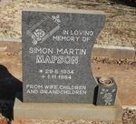 MAPSON Simon Martin 1934-1984