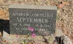 SEPTEMBER Andrew Cornelius 1923-1972