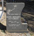 SEPTEMBER Rachel Margaret 1902-1980