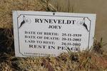 RYNEVELDT Joey 1939-2002