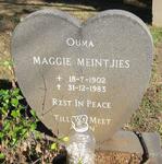 MEINTJIES Maggie 1902-1983