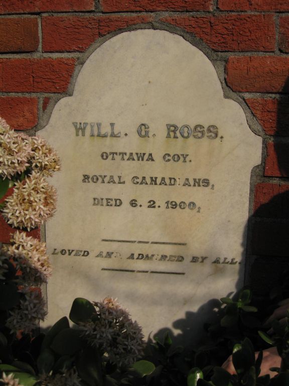 ROSS Will. G.  -1900