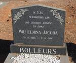 BOLLEURS Wilhelmina Jacoba 1905-1978