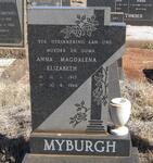 MYBURGH Anna Magdalena Elizabeth 1915-1968