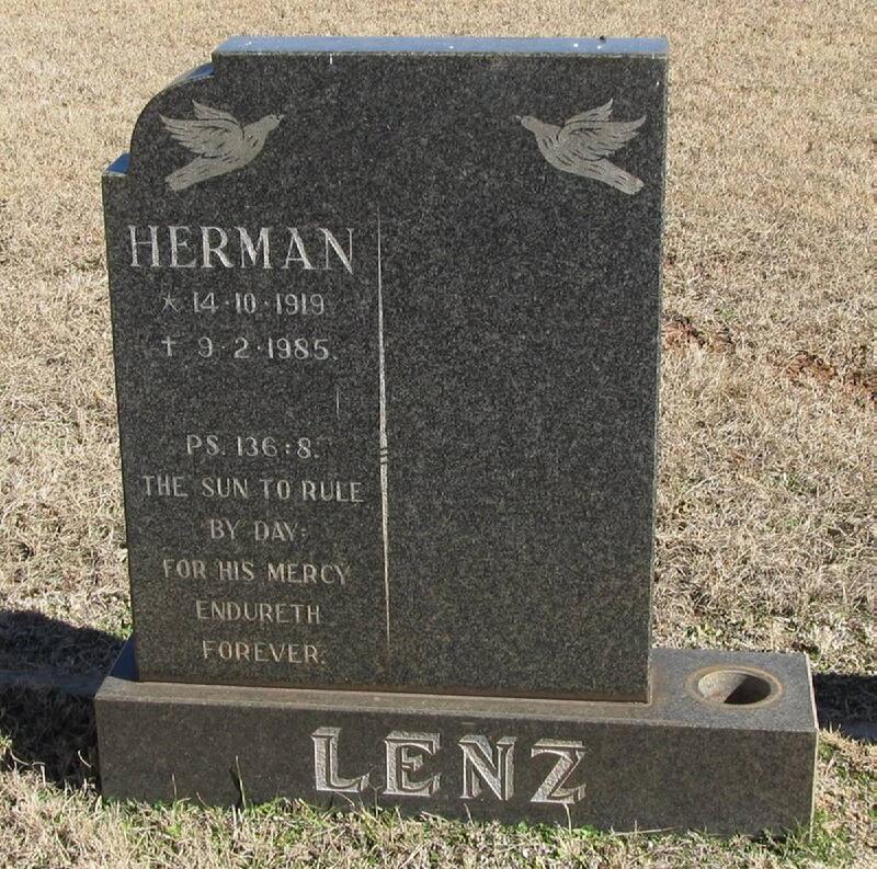 LENZ Herman 1919-1985