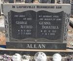 ALLAN George Alfred 1927-2005 & Gesina Dorathea 1930-1980