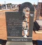 MAARTENS Buks 1944-1998 & Mary-Ann 1957-