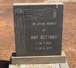 BETTANY Amy 1921-1977