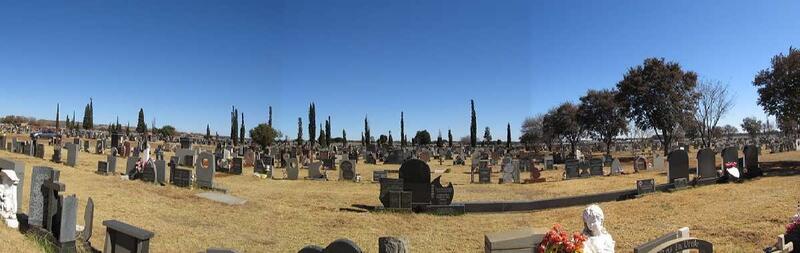 7. Overview on Carletonville cemetery