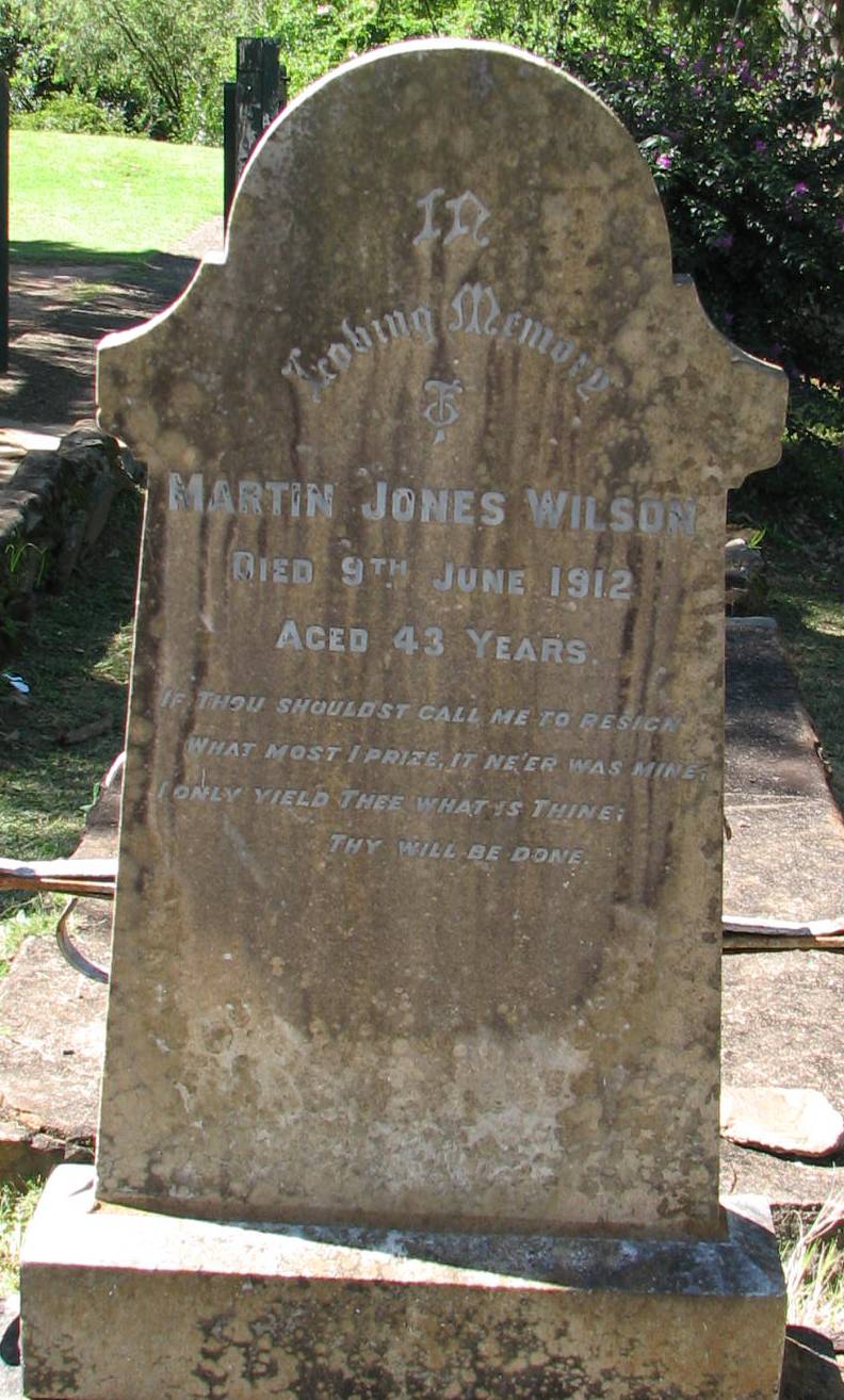 WILSON Martin Jones -1912