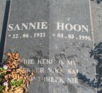 HOON Sannie 1921-1996