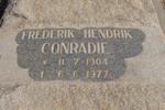 CONRADIE Frederik Hendrik 1904-1977