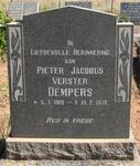 DEMPERS Pieter Jacobus Verster 1919-1972