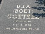 COETZEE B.J.A. 1917-1983