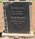 MULLETT Hilda nee EDGAR 1913-1967