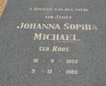 MICHAEL Johanna Sophia nee ROOS 1902-1983