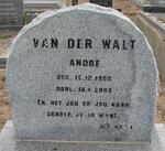 WALT Andre, van der 1959-2003