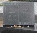 LINDE Jannie 1919-1997 & Elize 1925-