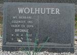 WOLHUTER Bronnie 1920-1991