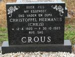 CROUS Christoffel Herman 1920-1985