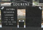 LOURENS Jacoba Susanna 1937-1982