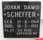 SCHEFFER Johan Dawid 1964-1997