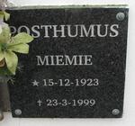 POSTHUMUS Miemie 1923-1999