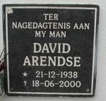 ARENDSE David 1938-2000