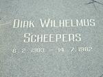 SCHEEPERS Dirk Wilhelmus 1903-1982